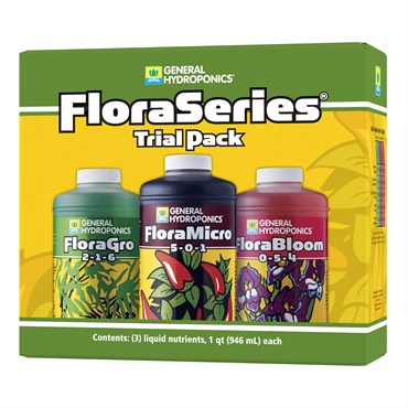 General Hydroponics Flora Series - 3pc - 32oz FloraMicro®, 32oz FloraGro®, and 32oz FloraBloom