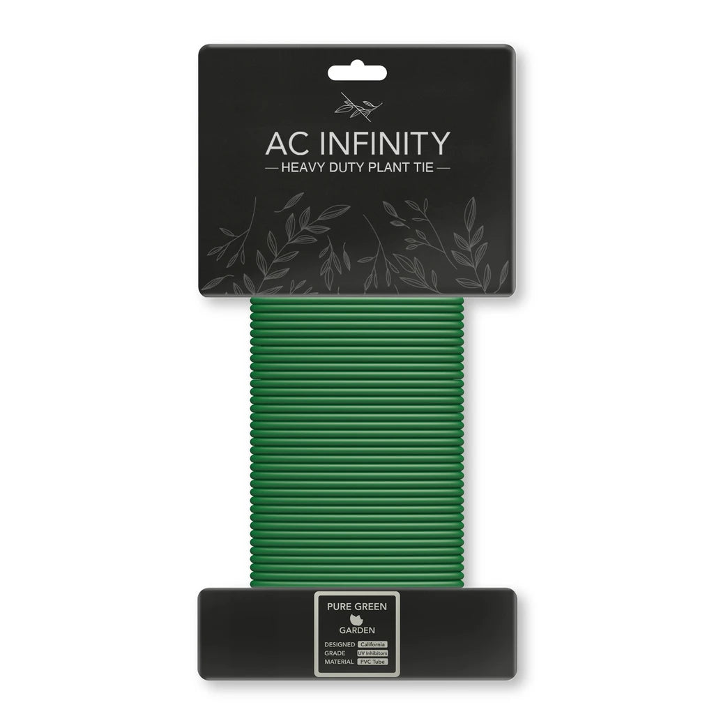 HEAVY-DUTY Twist Ties, Thin Rubberized Texture, 10m
