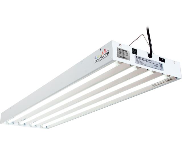 Agrobrite T5 4Ft 4 Tube Fixture w/Bulbs (240 Volt)