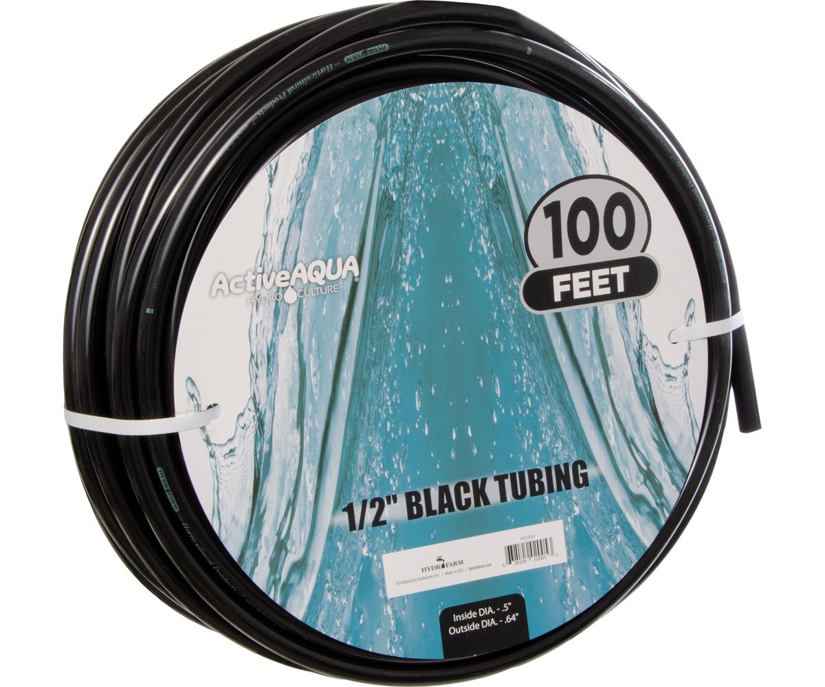 1/2" Black Tubing