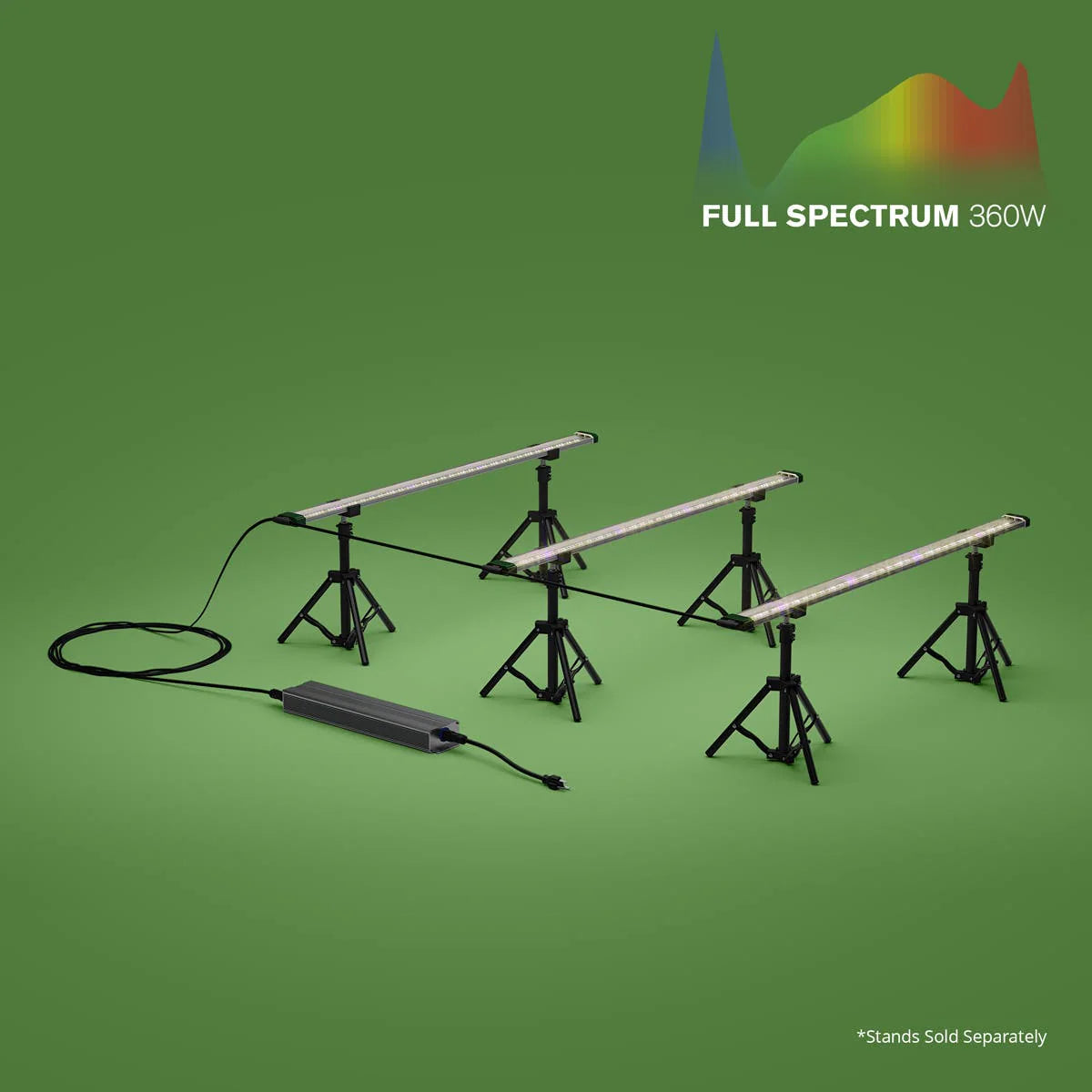 FloraFlex 3 Bar - 360W Full Spectrum Under Canopy 4x4 - 4x6 | 120V