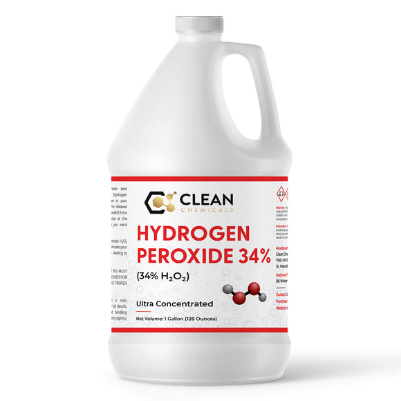 Clean Chemicals Hydrogen Peroxide 34%