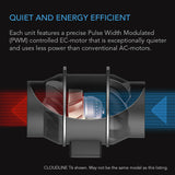 CLOUDLINE PRO S-Series, QUIET INLINE DUCT FAN SYSTEM WITH SPEED CONTROLLER