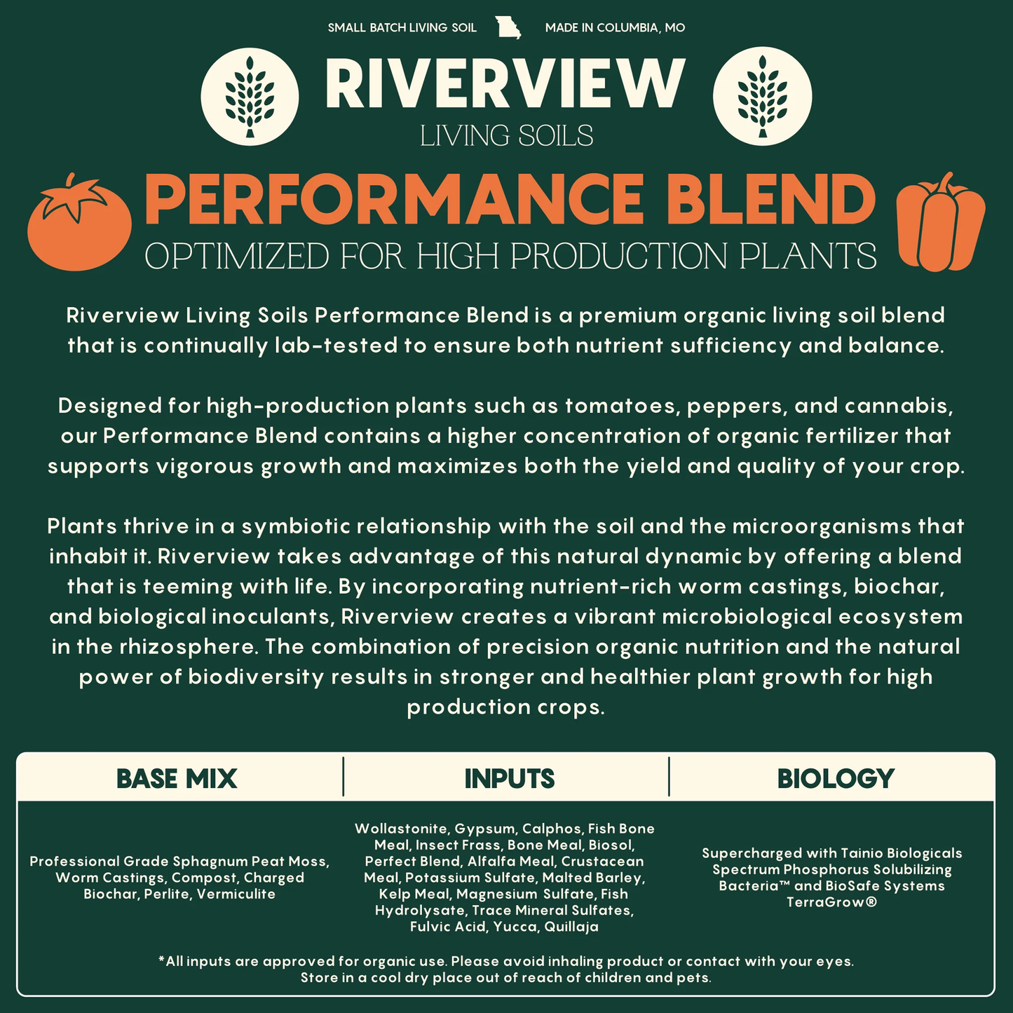 Riverview Living Soil: Performance Blend