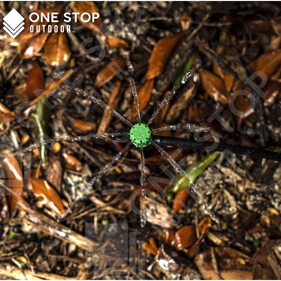 One Stop Outdoor Universal 1/4" Drip Emitter to 1/4" Tubing Adjustable Flow