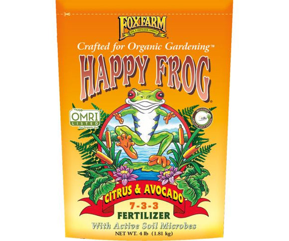FoxFarm Happy Frog Citrus & Avocado Fertilizer, 4 lb bag