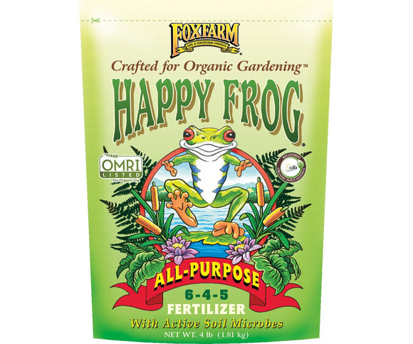 FoxFarm Happy Frog; All-Purpose Fertilizer, 4 lb bag