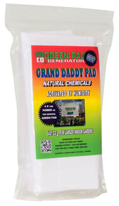 Green Pad Grand Daddy Pad CO2 Generator, pack of 2 pads w/1 hanger