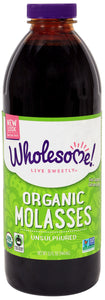 Wholesome Sweeteners, Organic Molasses, 32 Oz
